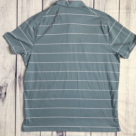 Nike Dri Fit Polo Short Sleeve Mens XXL Shirt Golf Front Pocket Gray - Picture 7 of 7